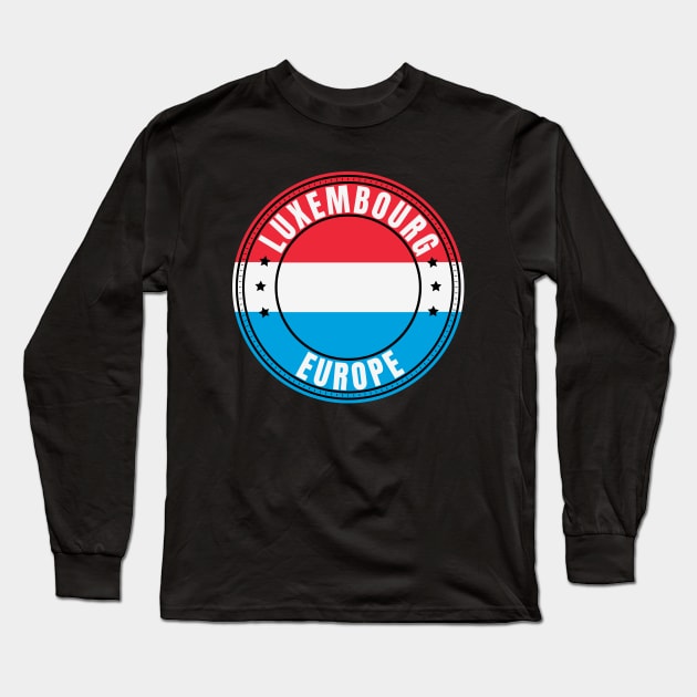 Luxembourg Long Sleeve T-Shirt by footballomatic